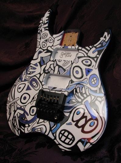 Donnie Berger Guitar — custom painted