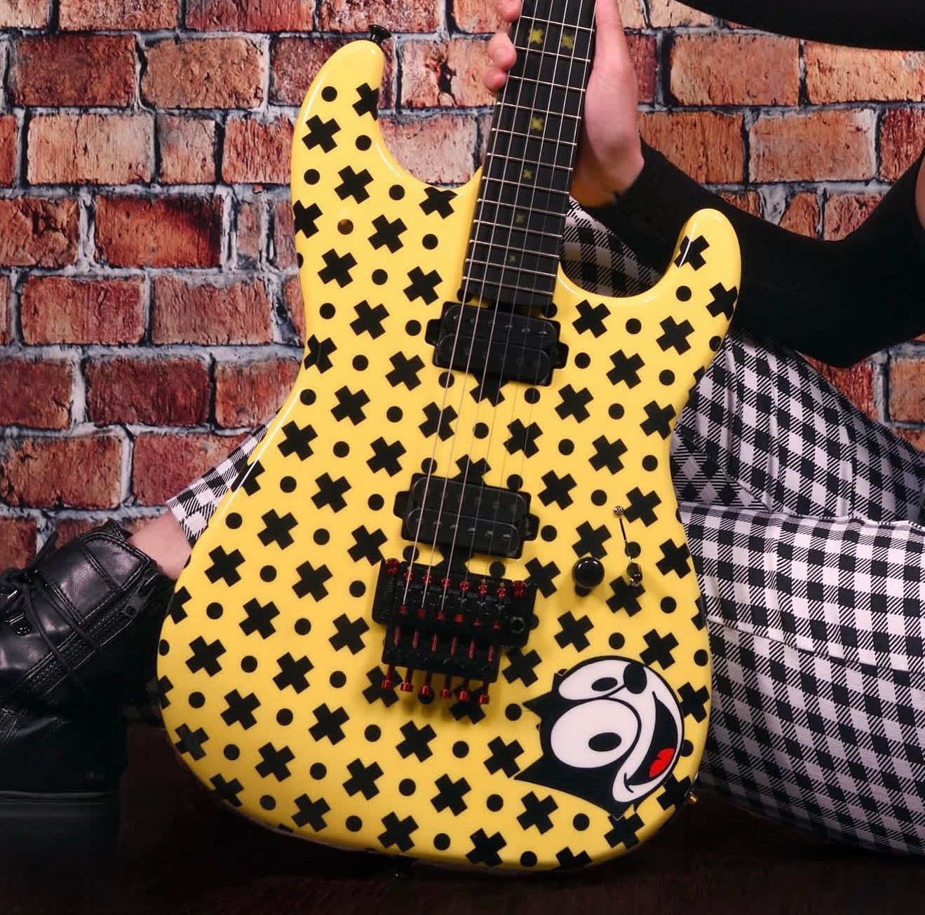 Felix The Cat Guitar — custom electric guitar by Guitar Guru LLC
