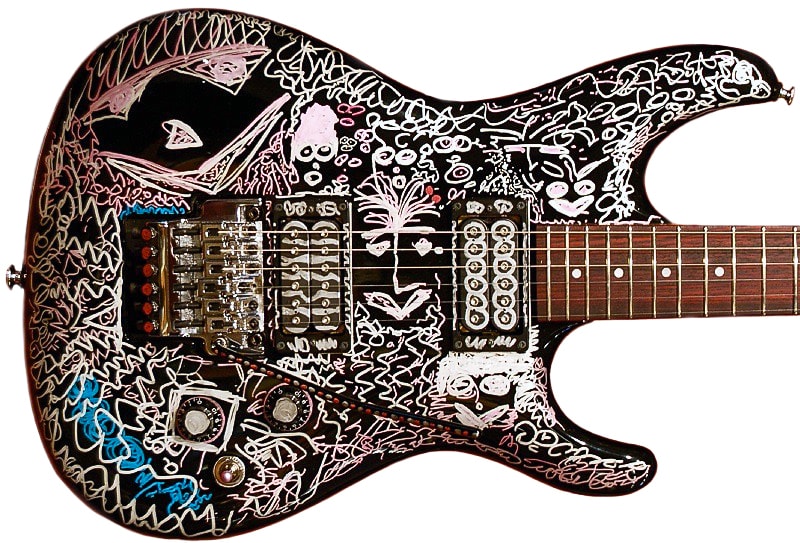 JS Black Dog — replica guitar by Guitar Guru LLC