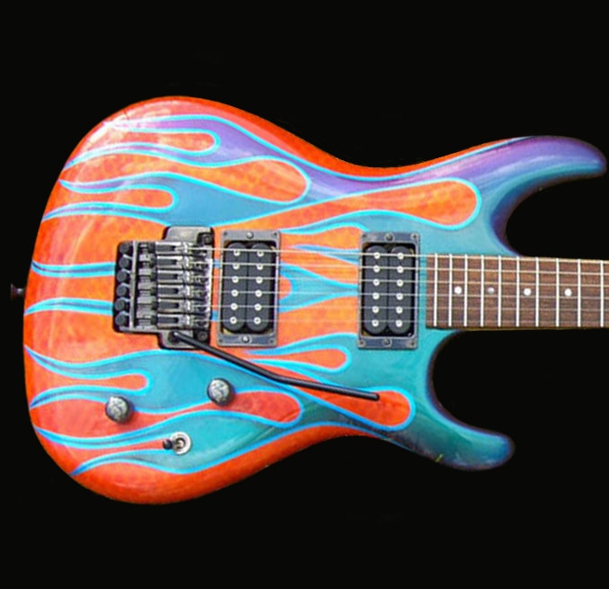 JS Silver Surfer — replica guitar by Guitar Guru LLC