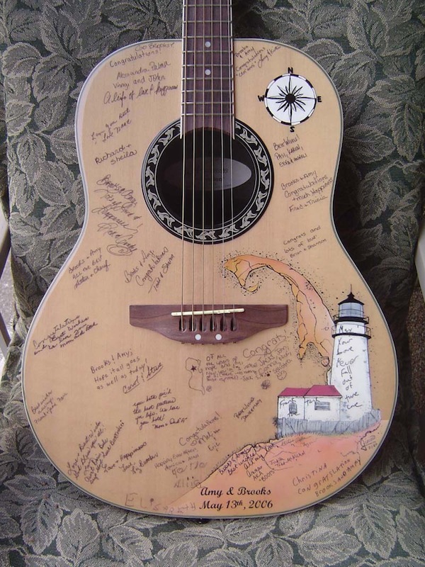 Ovation Lighthouse — Signed — custom acoustic guitar by Guitar Guru LLC