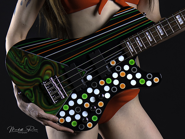 Crazy Bass — custom electric guitar by Guitar Guru LLC