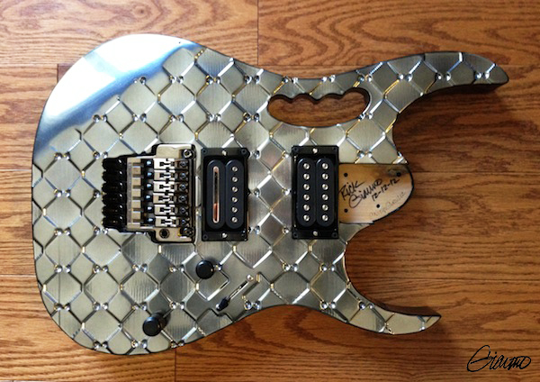Diamond Plate Guitar — custom electric guitar by Guitar Guru LLC