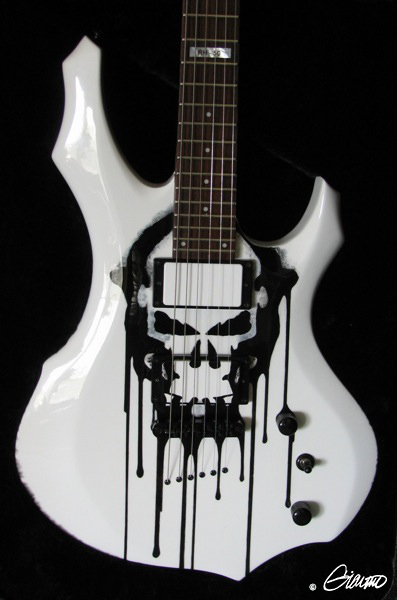 ESP Skull Guitar — custom electric guitar by Guitar Guru LLC