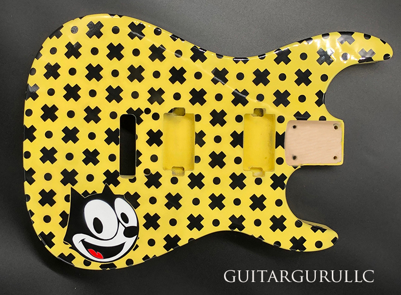 Felix The Cat Guitar — custom electric guitar by Guitar Guru LLC