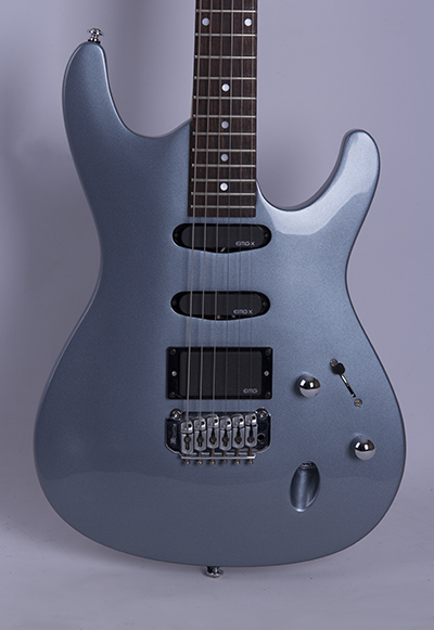 Custom Blue Ibanez — custom color by Guitar Guru LLC