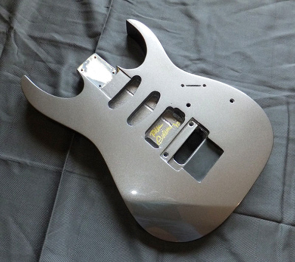 Ibanez RG760 Grey Metallic — custom color by Guitar Guru LLC