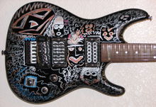 JS Black Dog — replica guitar by Guitar Guru LLC