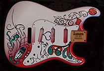 Hendrix "Monterey Pop Strat" — replica guitar by Guitar Guru LLC