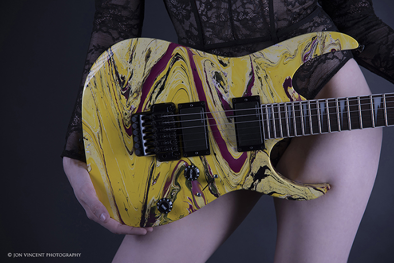 Swirl 14 — custom swirl guitar by Guitar Guru LLC