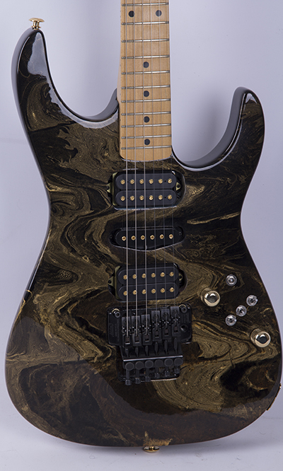 Swirl #3 — custom swirl guitar by Guitar Guru LLC