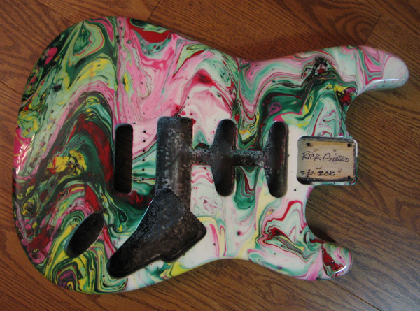 Swirl #5 — custom swirl guitar by Guitar Guru LLC