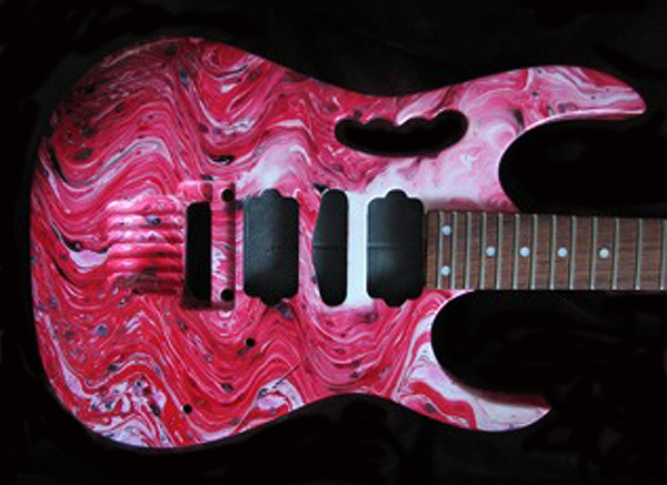 Swirl #6 — custom swirl guitar by Guitar Guru LLC