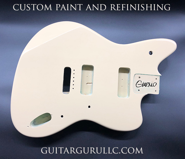 Jeff Beck Vintage Cream (front) — vintage color by Guitar Guru LLC